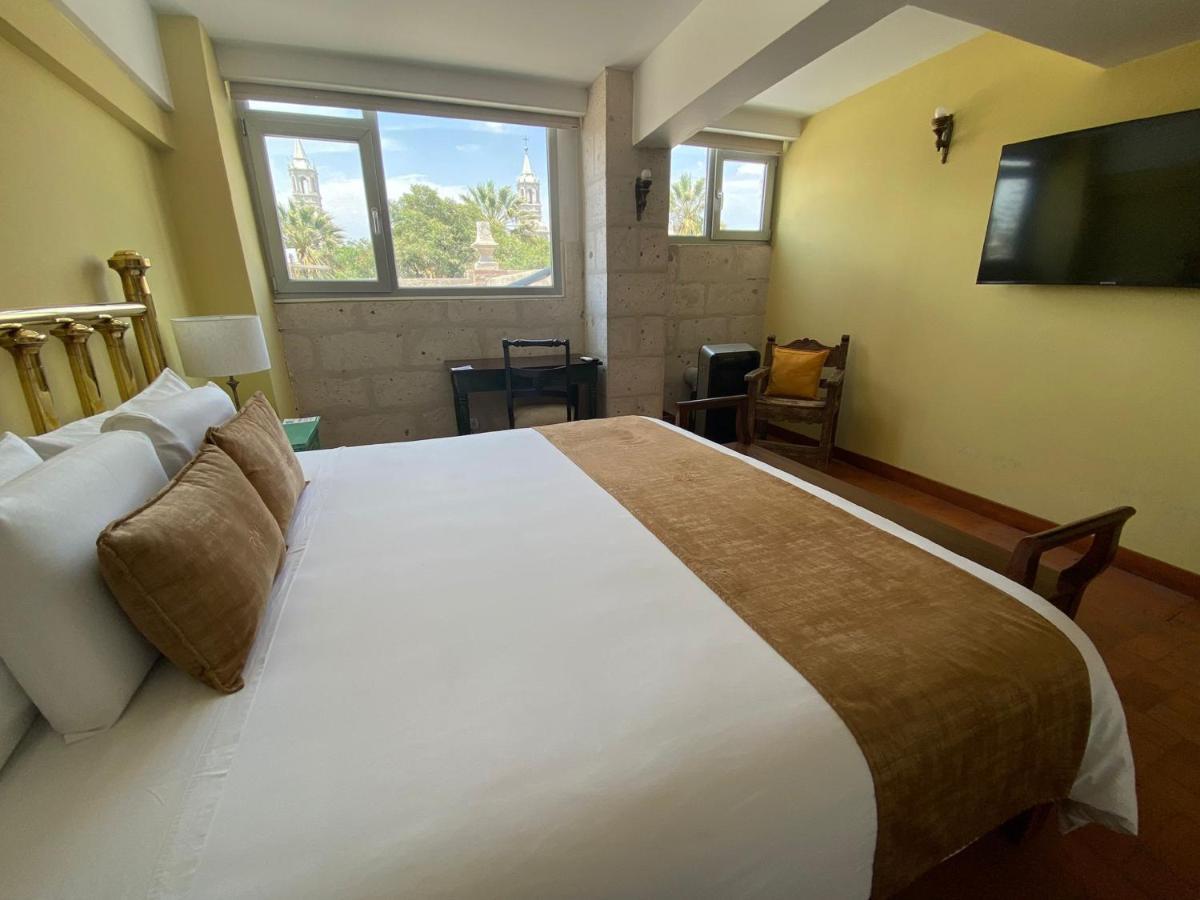Katari Hotel At Plaza De Armas Arequipa Eksteriør bilde
