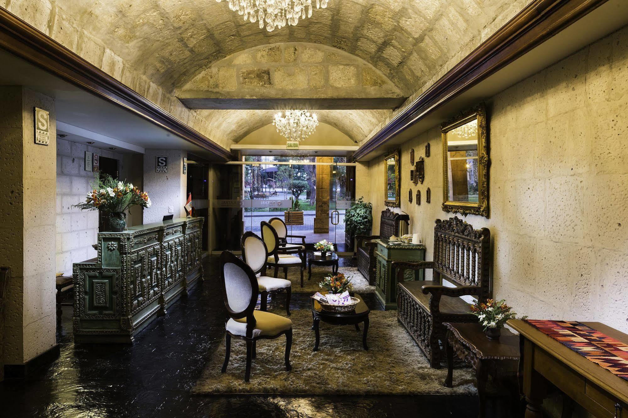 Katari Hotel At Plaza De Armas Arequipa Eksteriør bilde
